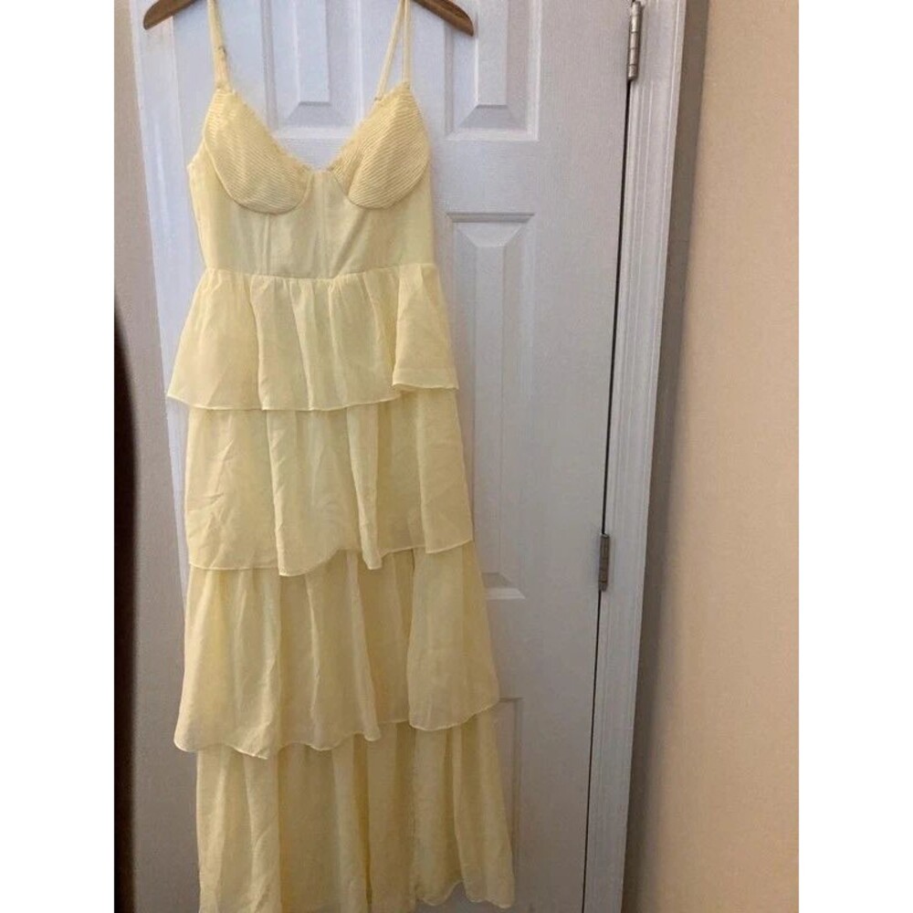 Ruffled formal dress